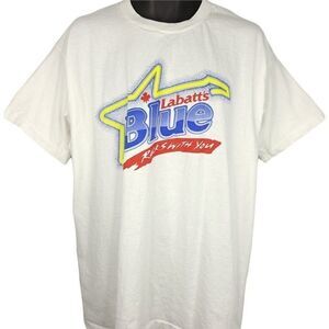 Labatts Blue Rocks T Shirt Vintage 90s 1993 Autumn Blues Fest Made In USA Mens